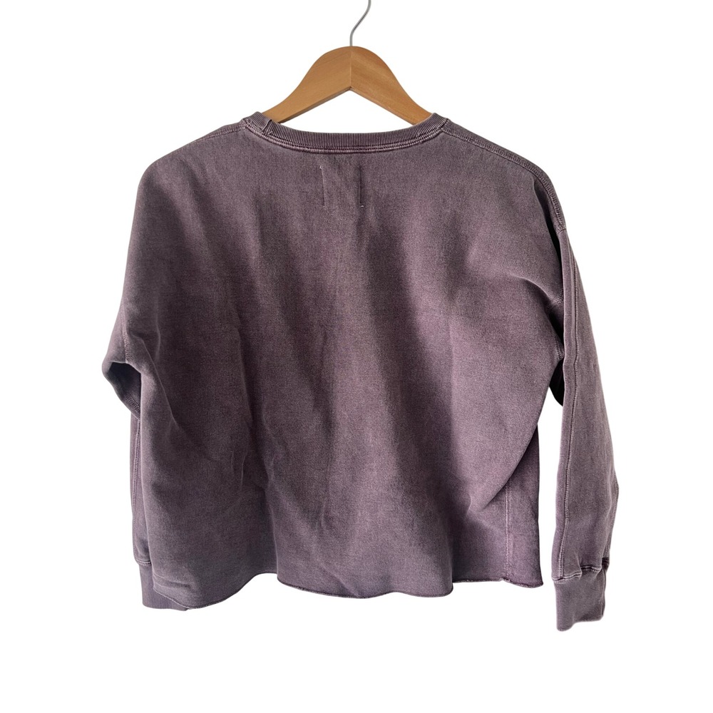 Revtown Womens XS Purple Crewneck Sweatshirt Cotton Fleece Made in Canada - Picture 2 of 6